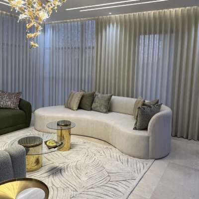 rideaux salon moderne